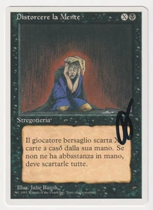 Signed Italian Mind Twist Proof HP 4th Edition Artist Julie Baroh MTG Magic AP! - Picture 1 of 2