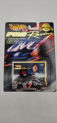 Ford Geoff Bodine 1997 Hot Wheels Pro Racing NASCAR 1/64 fundido a presión #7 QVC nuevo en paquete Foto 1 de 4