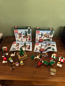 Lego Seasonal Christmas  40262 + 40263 Lot 100% complete with manuals and boxes