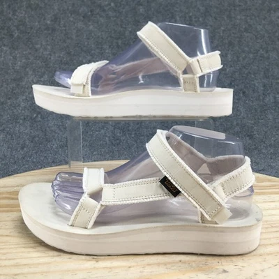 Sandalias Teva Mujer 9 Forma Media Universal Ajustable Slingback 1127570 Blanco Foto 1 de 4