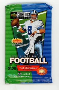 3 PACK LOT 1997 UPPER DECK COLLECTOR'S CHOICE FOOTBALL SERIES 1 (12 CARD PACKS) - Picture 1 of 3