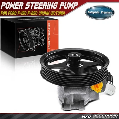 Bomba de dirección asistida con polea para Ford F-150 F-250 Expedition Crown Victoria Foto 1 de 4