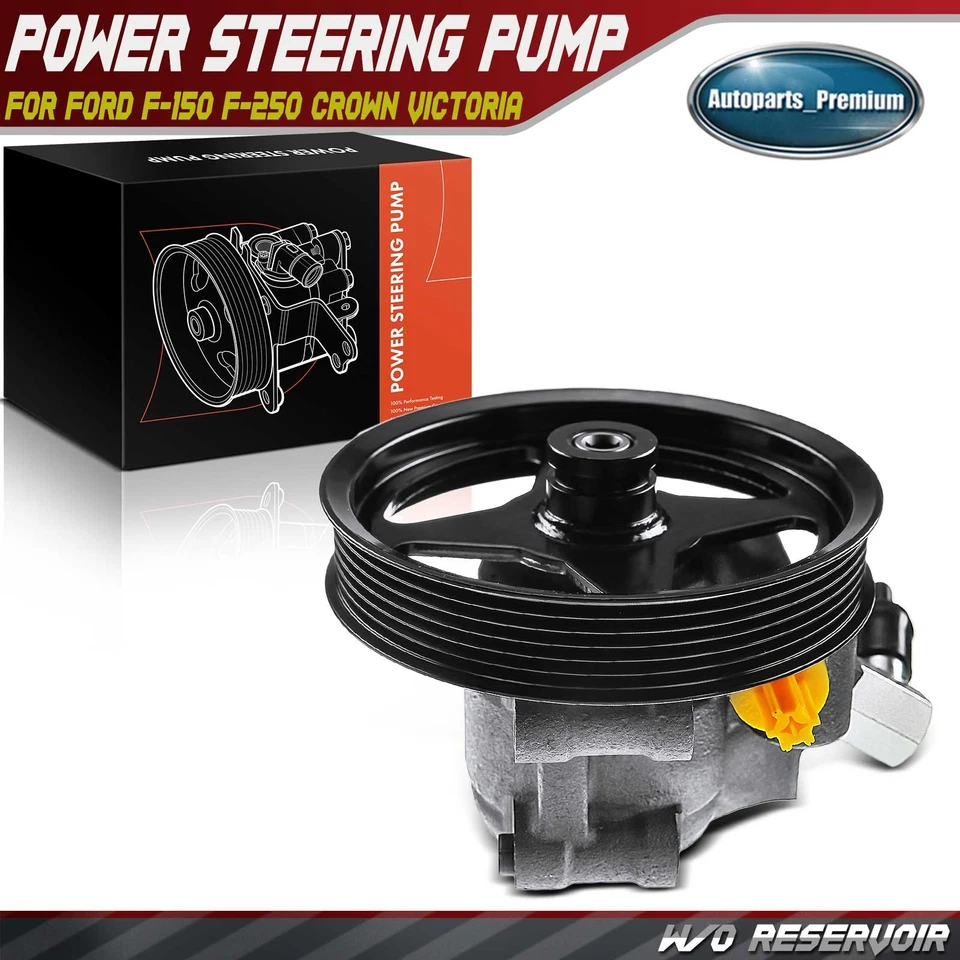 Bomba de dirección asistida con polea para Ford F-150 F-250 Expedition Crown Victoria Foto 1 de 4