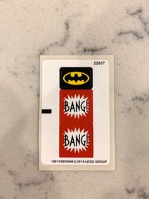 LEGO STICKER SHEET for 76013 Batman: The Joker Steam Roller, Genuine!