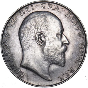 1910 Halfcrown - Edward VII British Silver Coin - Very Nice - Picture 1 of 2