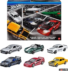 TOYOTA MAZDA NISSAN HONDA Streets Japan Hot Wheels Silver Series Die Cast 1:64 - Foto 1 di 5