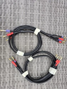 Van Den Hul Bi Wired/Amp 175 Cm mc Sky Track Pair Speaker Cable. rebuilt. - Picture 1 of 7