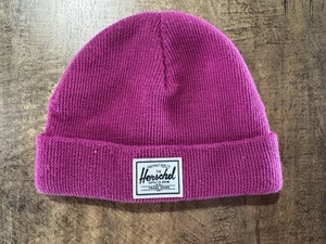 The Herschel Supply Co. Brand 0-6 Months Fuchsia Pink Baby Beanie Toboggan - Picture 1 of 3
