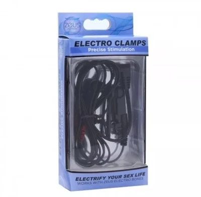 ZEUS-ELECTRO Private Areas ELECTRO CLAMPS Precise Stimulation Fetish - Image 1 of 4