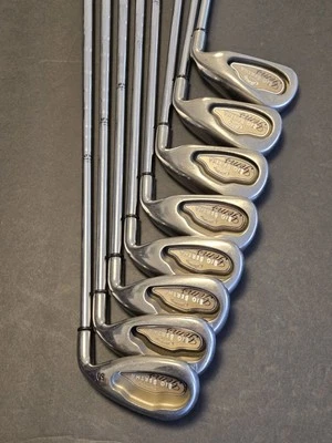 CALLAWAY BIG BERTHA 2004 LADIES GEMS WOMENS IRONS SET 4-10/PW + 50° GAP WEDGE - Image 1 of 4