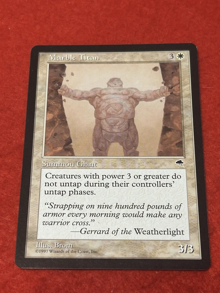 MTG Marble Titan Tempest Regular - Image 1 of 4