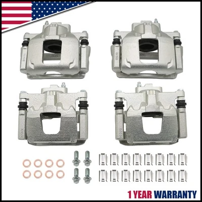 Front & Rear Disc Brake Calipers w/ Bracket for 2008 - 2017 Jeep Wrangler Nitro - Image 1 of 4