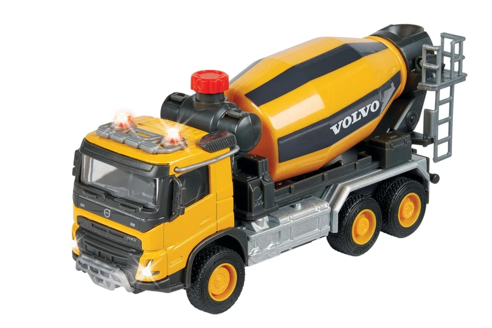 Majorette 213723002 - Grand Series - Volvo Truck Cement Mixer -