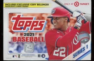 2 BOX LOT 2021 TOPPS SERIES 1 MEGA SEALED BASEBALL - Picture 1 of 2