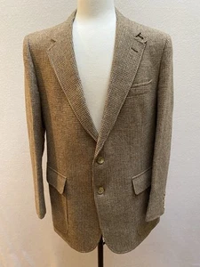 Vtg Harris & Frank Cricketeer Tweed SportCoat Jacket Blazer 44R - Picture 1 of 10
