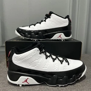 Nike Golfschuhe Air Jordan 9 G - Weiß/Schwarz - FJ5934 100 - UK 8 / EUR 42,5 / US 9 - Bild 1 von 18