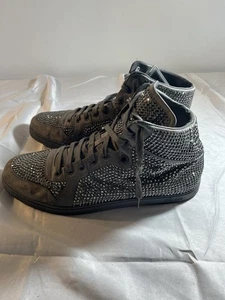 ZAPATOS GUCCI PEDRERÍA CRISTAL COMO GG 10 US 15 ZAPATILLAS TODO AUTÉNTICO 337450 - Imagen 1 de 8