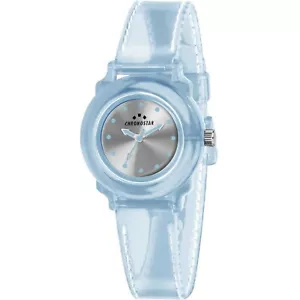 Chronostar By Sector Women's Watch, Mod. Gel, Transparent Blue Silicone Rubber - Picture 1 of 2