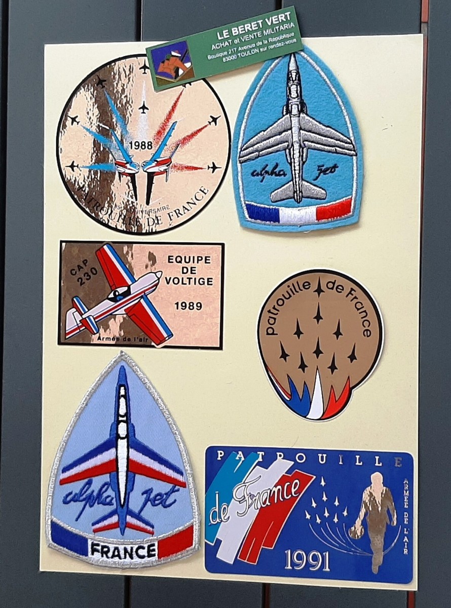 Patch Patrouille De France dans Patchs, badges et autocollants de  