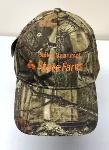 NUEVO CON ETIQUETAS Mossy Oak Camuflaje Gorra Ajustable Correa Blake Schrumpf GRANJA ESTATAL - Imagen 1 de 12