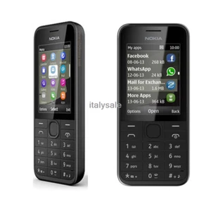 Unlocked Nokia 208 Unlocked 1.3MP Camera 3G Bluetooth FM Radio Phone Original - Picture 1 of 6
