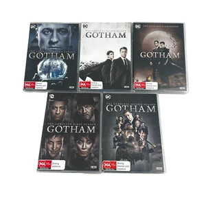 Gotham Complete Series Season 1-5 DVD 2019 Region 4 Like New Condition - Foto 1 di 7
