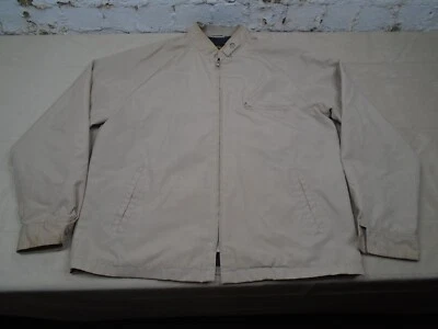 Chaqueta de bombardero Haggar vintage cortavientos ligera forrada con flexión talla 42 Foto 1 de 4