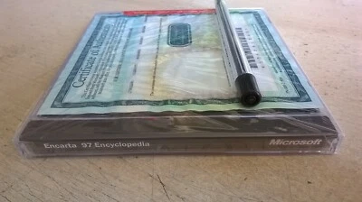 MICROSOFT ENCARTA 97 ENCYCLOPEDIA - PC INTERACTIVE MULTIMEDIA - NEW & SEALED - Image 1 of 3