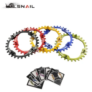 SNAIL MTB Bike BCD104mm 30T Chainring Bicycle Narrow-Wide Round Chain ring Plate - Picture 1 of 14