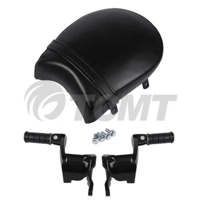 Black Passenger Seat Footpegs Mount Fit For Victory Kingpin Boardwalk High Ball - Image 1 of 4