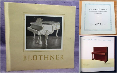 Blüthner Katalog der Julius Blüthner Pianofortefabrik 1943 Leipzig Klavierbau sf - Bild 1 von 4