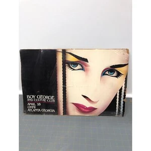 Póster de concierto Omni de Boy George and Culture Club Alanta Georgia 1984 vintage - Imagen 1 de 5
