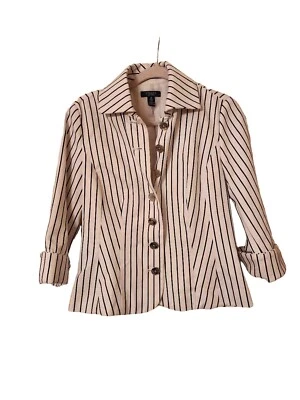 Chaps Blazer Náutico Rayas Azul y Blanco Talla Mediana  Foto 1 de 4