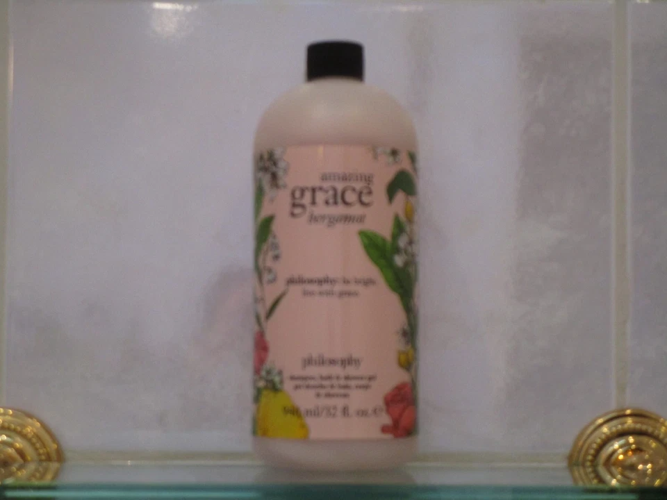 FILOSOFÍA ~ INCREÍBLE CHAMPÚ DE BERGAMOTA GRACIA / GEL DE BAÑO Y DUCHA ~ 32 OZ Foto 1 de 1