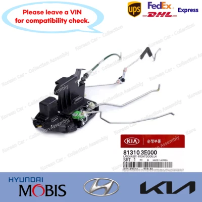 Actuador de cerradura de puerta delantera izquierda genuino 813103E000 para KIA Sorento 2003-2009 Foto 1 de 2