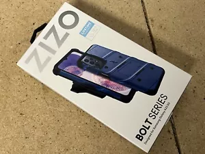 ZIZO BOLT SERIES GALAXY A23 5G CASE WITH TEMPERED GLASS BLUE & BLACK C40 - Picture 1 of 3