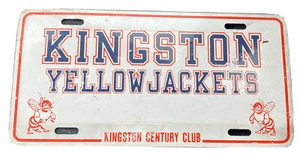 Vintage Kingston Yellow Jackets car tag   kingston century club  Kingston TN - Picture 1 of 2
