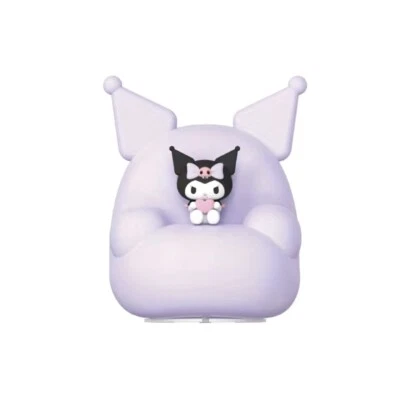 Linda lámpara de luz nocturna Kuromi cambio de 3 colores con control remoto Kawaii Sanrio Foto 1 de 4