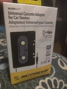 Scosche Decked Out Universal Cassette Tape Adapter for Car Stereos  - Picture 1 of 4
