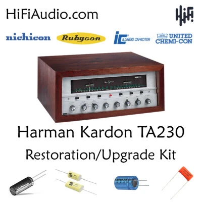 Harman Kardon TA230 Kit Restauración Actualización Recapitulación Condensador Reconstrucción Foto 1 de 4