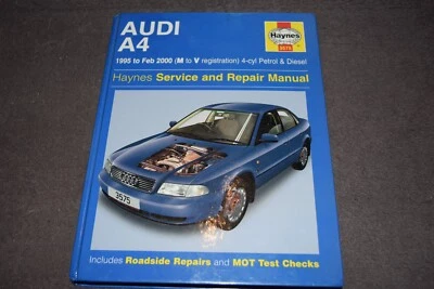 Reparaturanleitung Reparaturhandbuch Audi A4 B5 Typ 8D 1995-2000 erstklassig - Bild 1 von 4