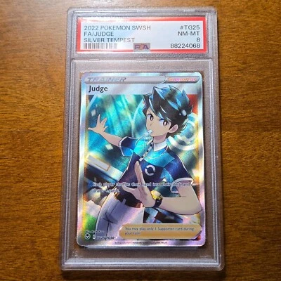 PSA 8 Judge TG25/TG30 - SW&SH Silver Tempest 2022 - Graded Pokémon Card NM - Image 1 of 4