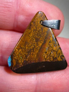 27 cts Yowah Nuss Nut Opal Anhänger Boulder Matrix mit Schöner Zeichnug - Imagen 1 de 1