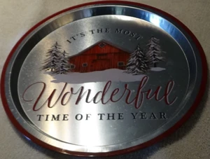 It's The Most Wonderful Time Of The Year Weihnachtsteller - Bild 1 von 2