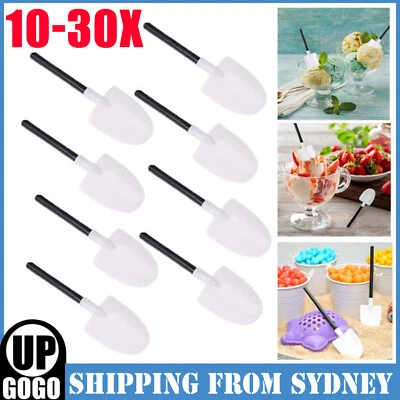Up30x Mini Plastic Shovel Spoons Pack of 10 Construction Birthday Party Supplies - image 1 of 4