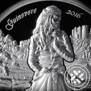 2016 $10 Cook Islands 2 oz Silver NGC PF70 Ultra Cameo High Relief - Guinevere - Picture 1 of 12