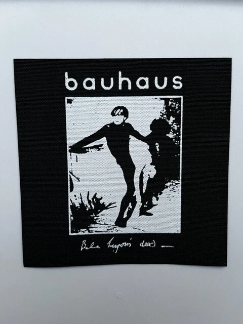 Bauhaus Cloth Patch Sew On Badge Goth Rock Approx 4" X 4" (CP332) - Image 1 of 1