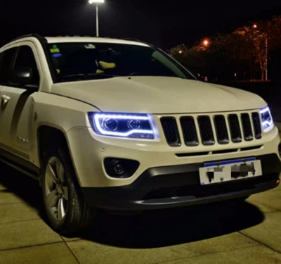 ABS Plastic Exterior Front LED headlight assembly For Jeep Compass 2011-2015 - Image 1 of 4