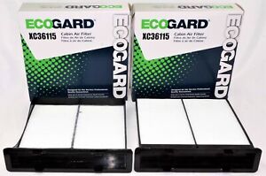 Set of 2 Genuine Ecogard XC36115 Premium Cabin Air Filter