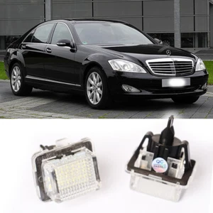 2x Kennzeichenleuchte Mercedes S Klasse W221 vor facelift Nummernschild - Bild 1 von 5